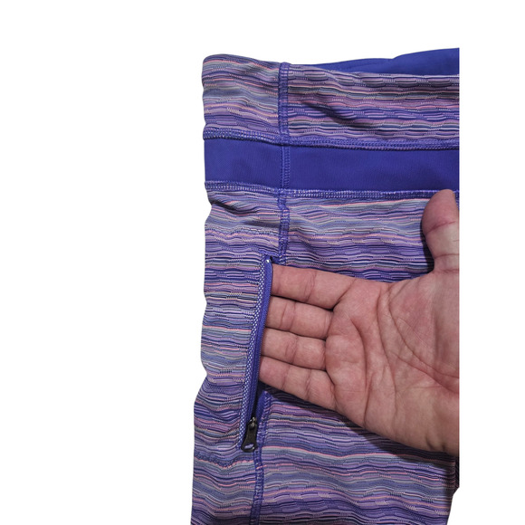 Lululemon Inspire Tight II Mesh space Dye Twist Iris Flower leggings size 6 - Picture 4 of 10